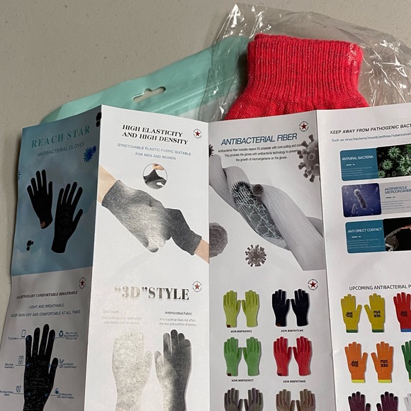 Reach Star Pure Silver knit touchscreen Arthritis Gloves - Picture 8 of 12